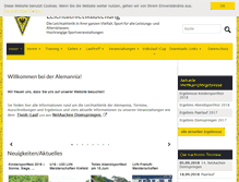Tablet Screenshot of leichtathletik-alemannia.de